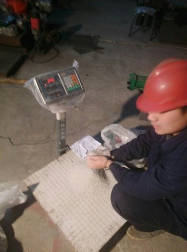 金山機械發貨之前的試機現場